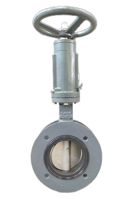 Marine Centric Double Flange Type Spiral Manual Operated Butterfly Valve(Type 1FFD)Dalian Standard