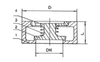 Marine WAFER TYPE VERTICAL LIFT CHECK VALVE HDJV26-00