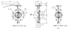 Marine Wafer & Flange Type Duble Eccentric Manual Operated Butterfly Valve HDMV130-2 & HDMV132-2 