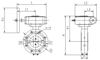 Marine Concentric Flange Type Worm Gear Operated Butterfly Valve（F） HD 5314