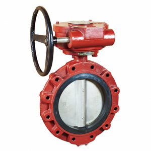 Marine Centric Wafer Type Worm Gear Operated Buterfly Valve(Type 1FW) Dalian Standard