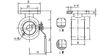 Marine PN1.0/1.6MPa FLANGE THREE-WAY STAINLESS STEEL BALL BALVE HDMV82-00