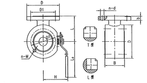 Marine PN1.0/1.6MPa FLANGE THREE-WAY STAINLESS STEEL BALL BALVE HDMV82-00