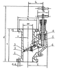 Marine CAST STEEL VERTICAL STORM VALVE WITH HAND WHEEL HDSV01-00