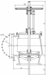 Marine FLANGE CAST STEEL SEA WATER VALVE HDMV12-00